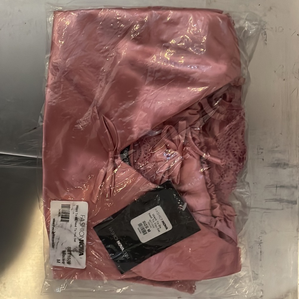 Want To Be Next To You Set, satin, medium (Pink)